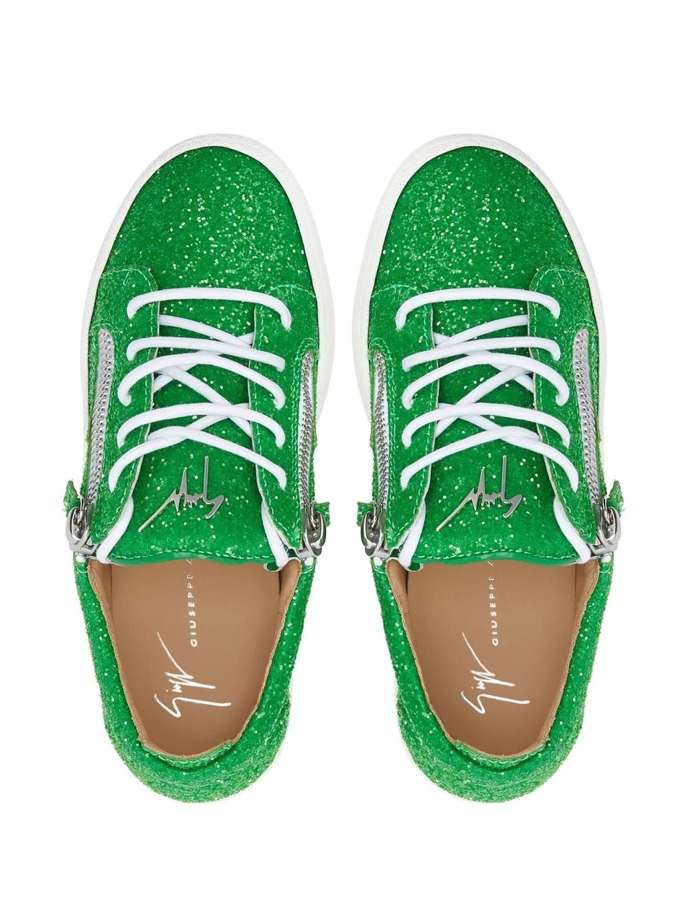 Gail glitter low-top sneakers - 4