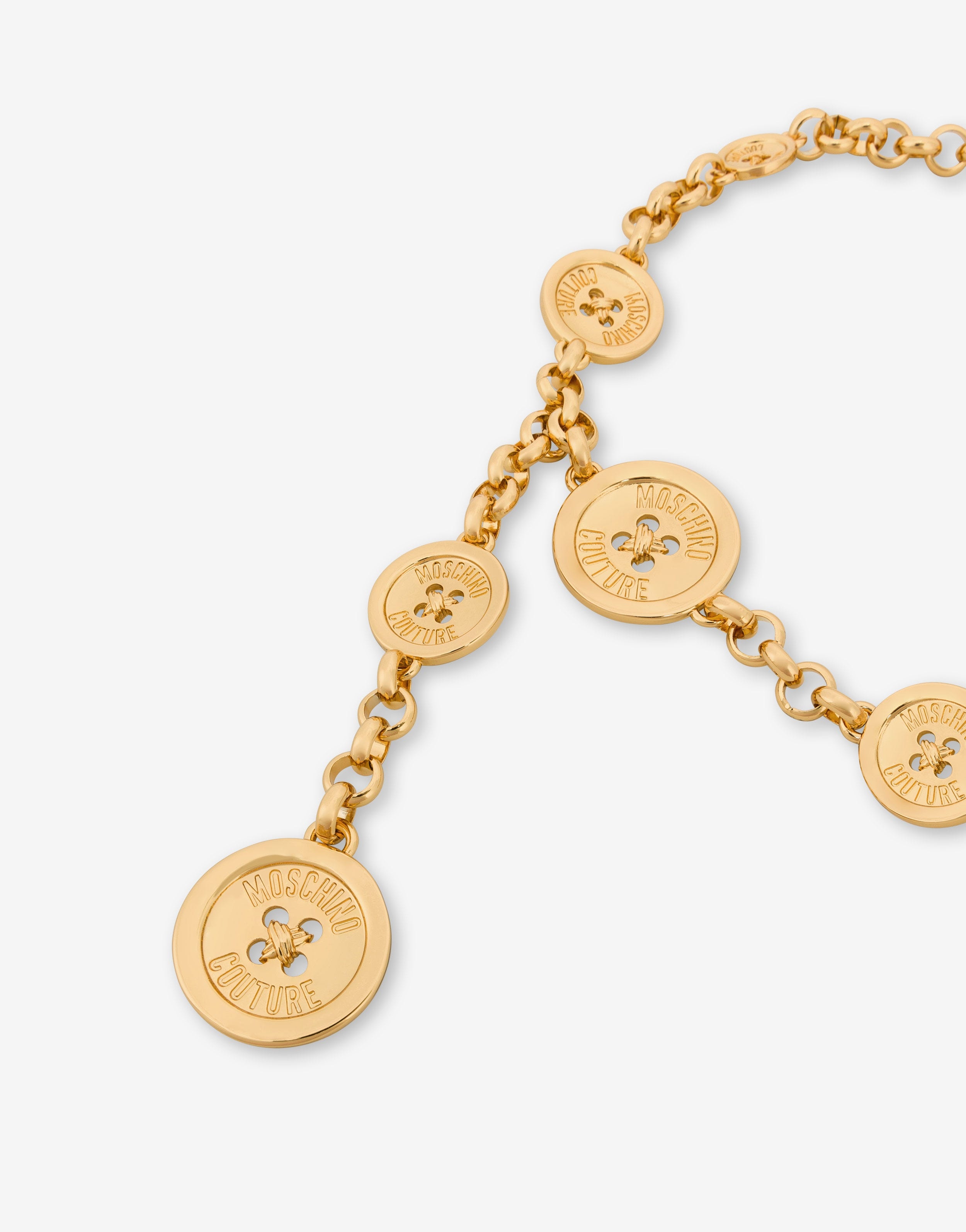 MOSCHINO BUTTONS CHAIN BELT - 2