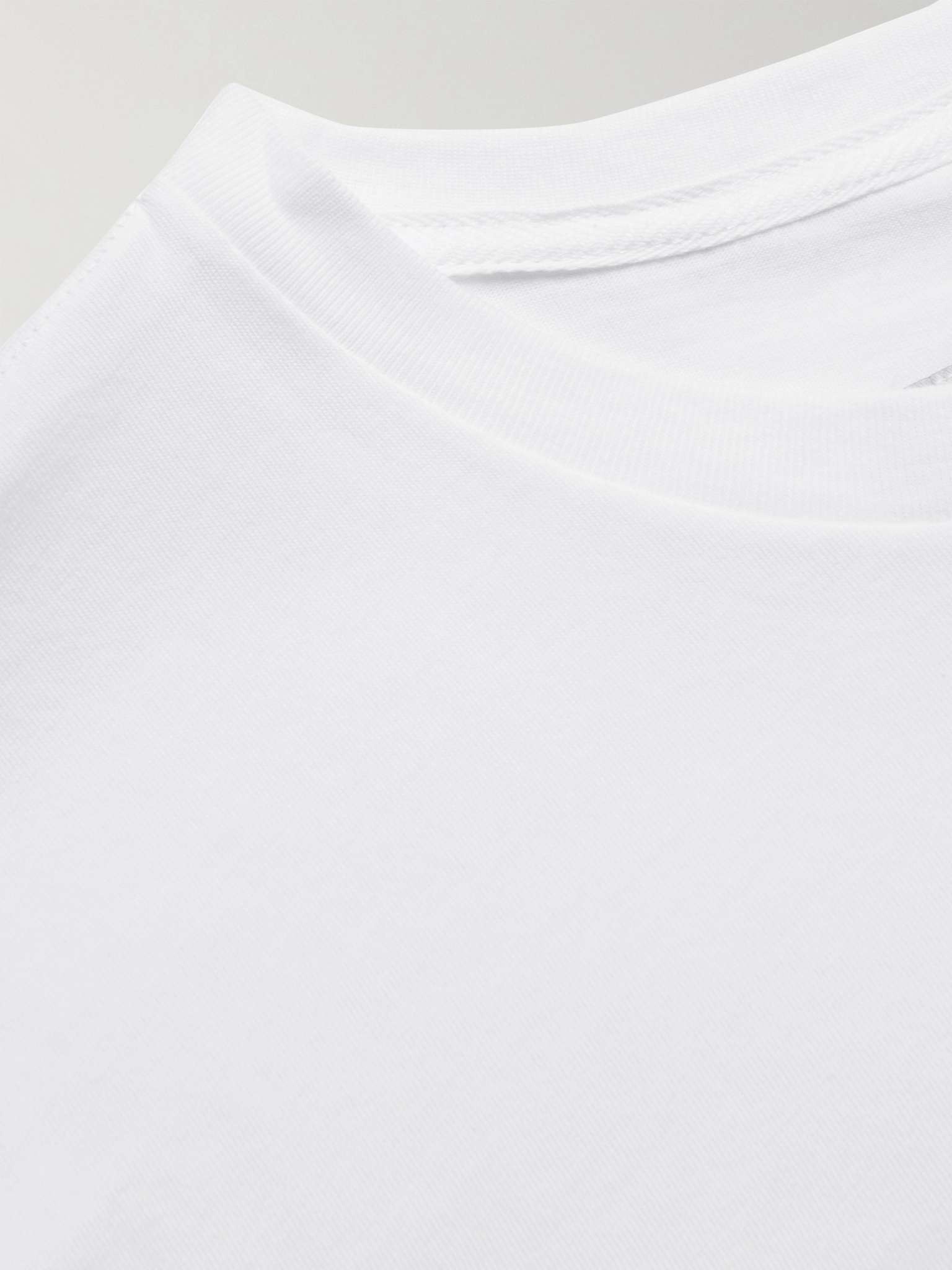 Logo-Print Pima Cotton-Jersey T-Shirt - 5