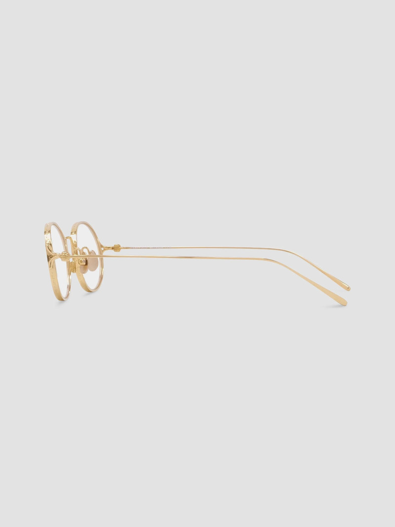 Men's x Matsuda 46MM Round Optical Eyeglasses - Gold 3