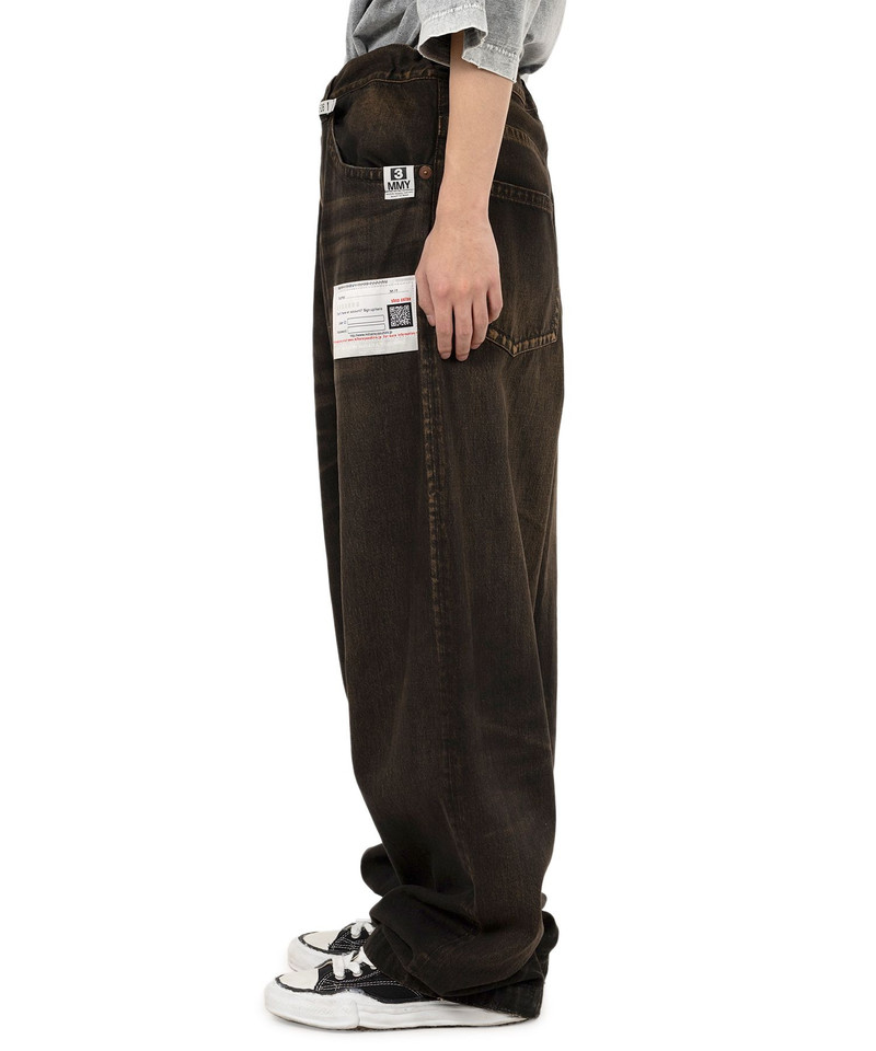 Huge Layered Denim Pants 4