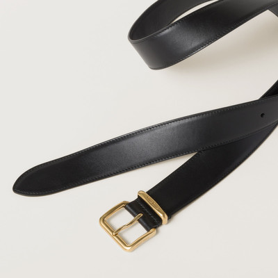 Miu Miu Leather belt outlook