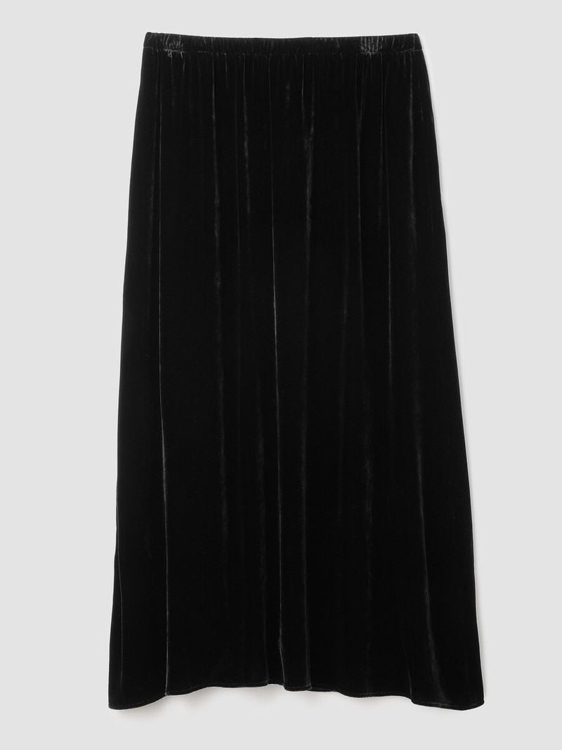 Velvet Flared Skirt 1