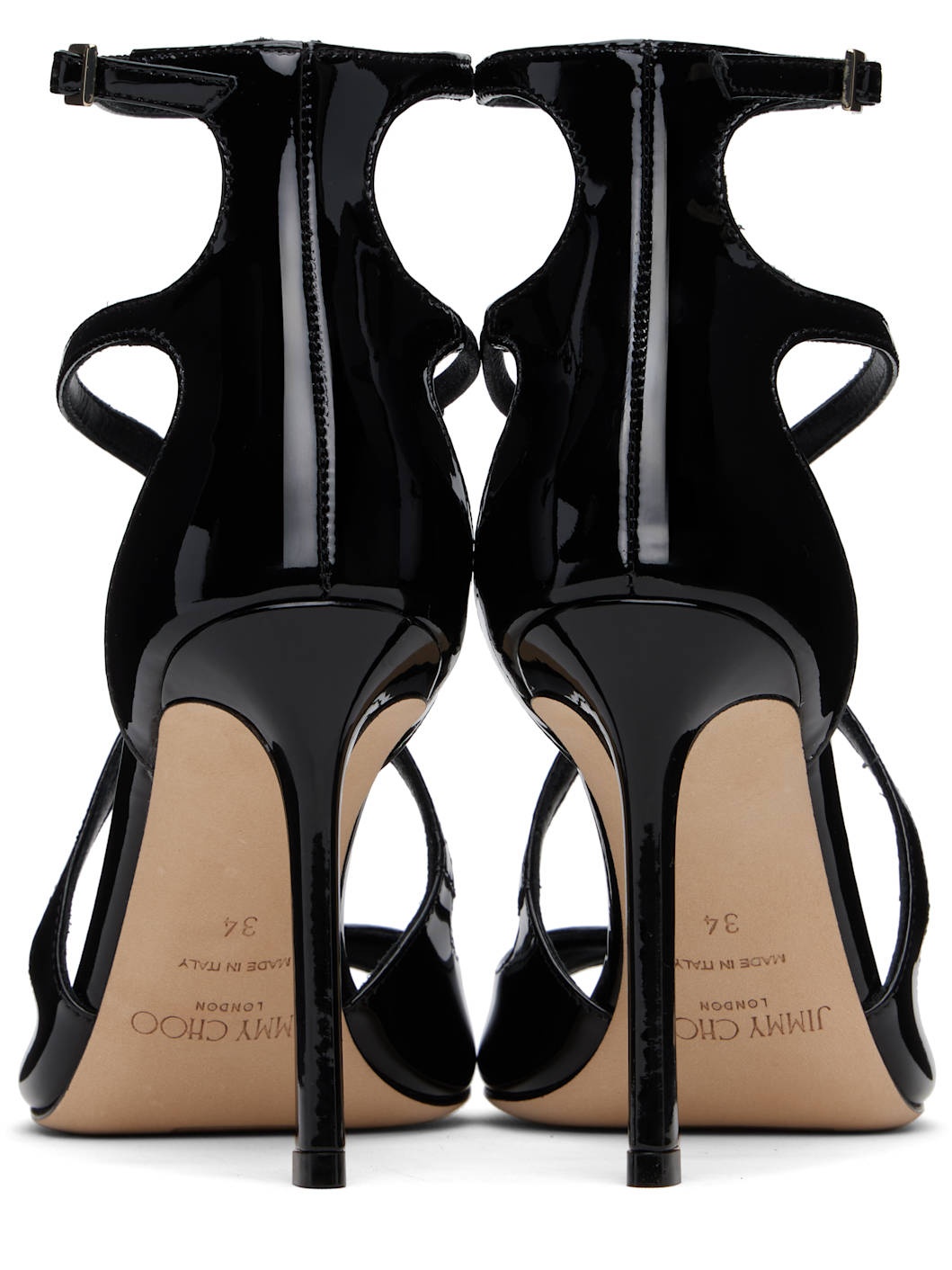 Black Azia 95 Heeled Sandals - 2