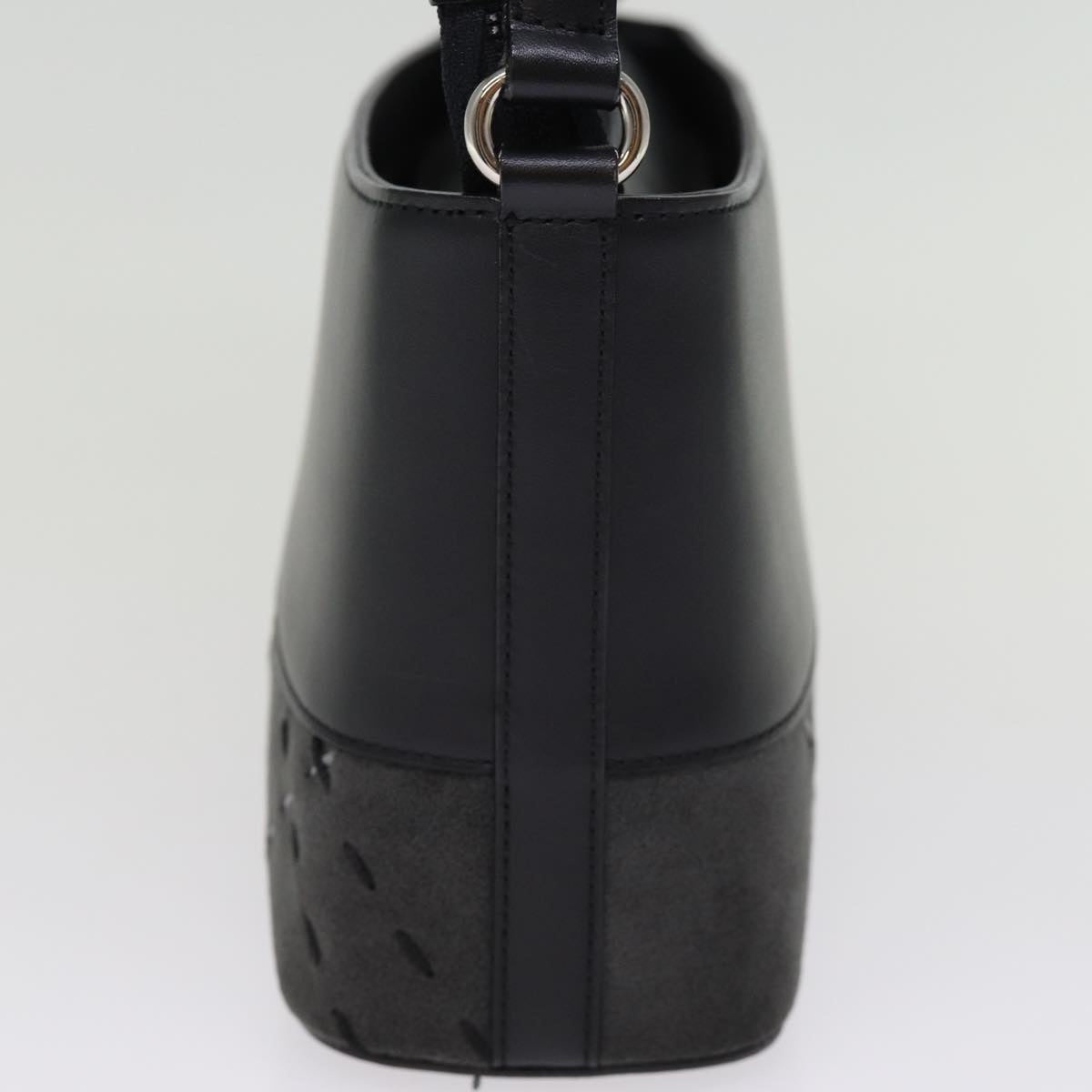 Burberry Hand Bag Leather Black - 4