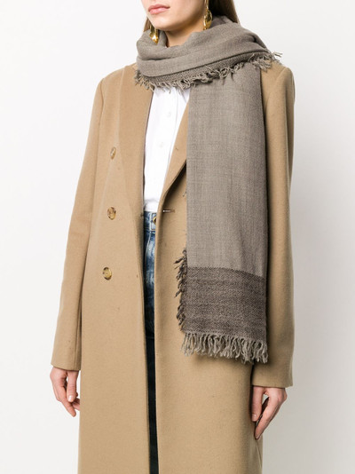 Faliero Sarti Leonor fringed knitted scarf outlook