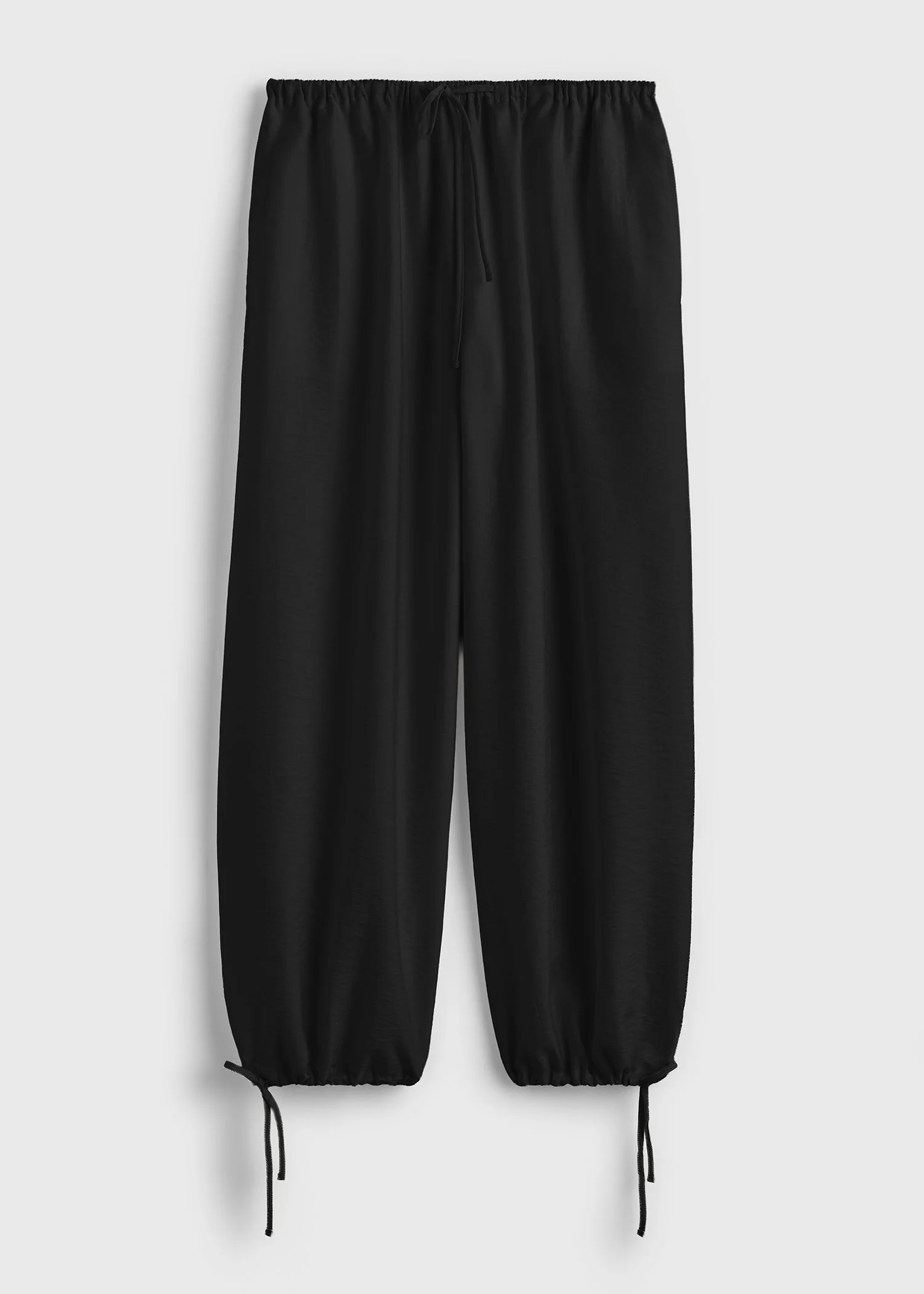 Parachute trousers black - 1