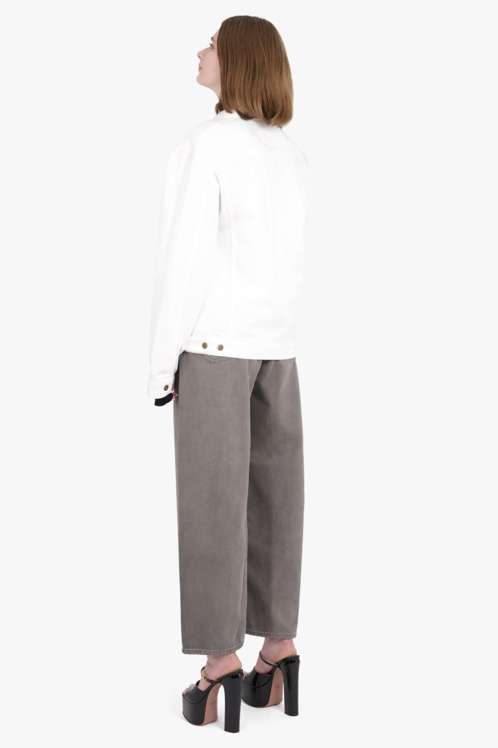 CLASSIC WIRE DENIM JACKET | WHITE - 4