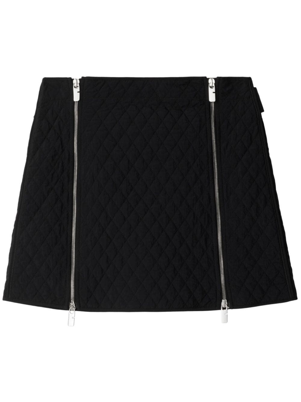 quilted mini skirt - 1