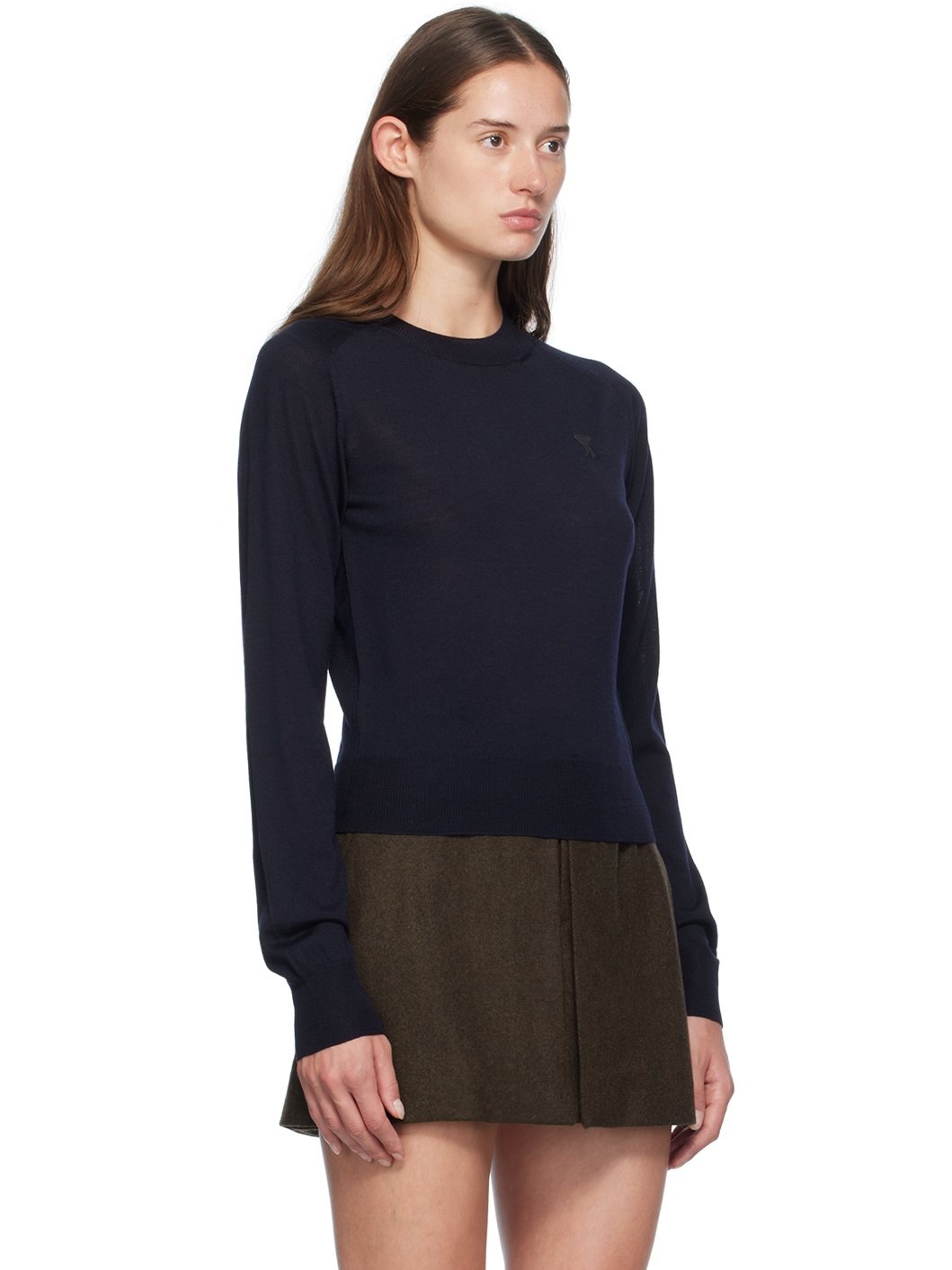 Navy Ami de Cœur Sweater - 2