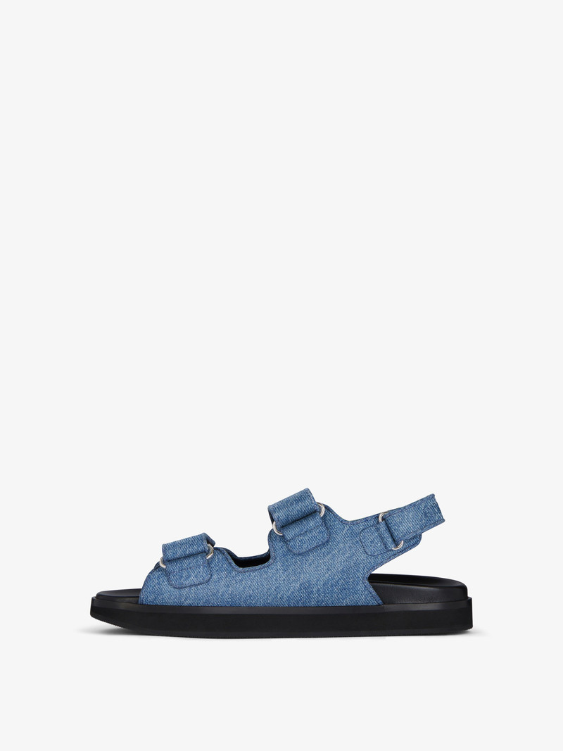Givenchy 4G SANDALS IN DENIM outlook