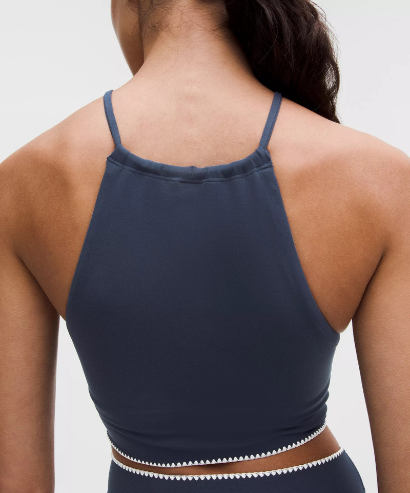 Stitch Trim Halter Tank Top 5