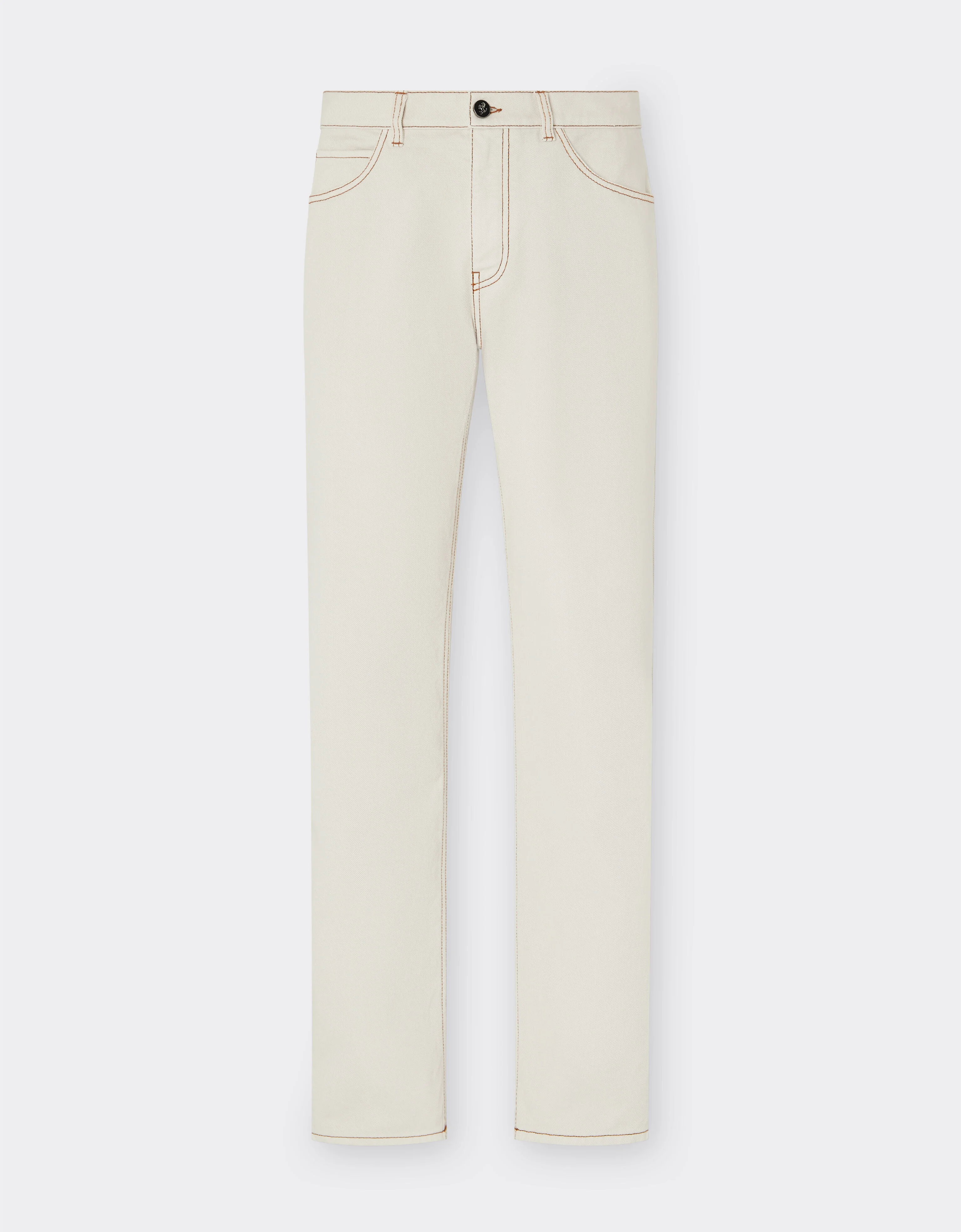 Five-pocket denim trousers - 1
