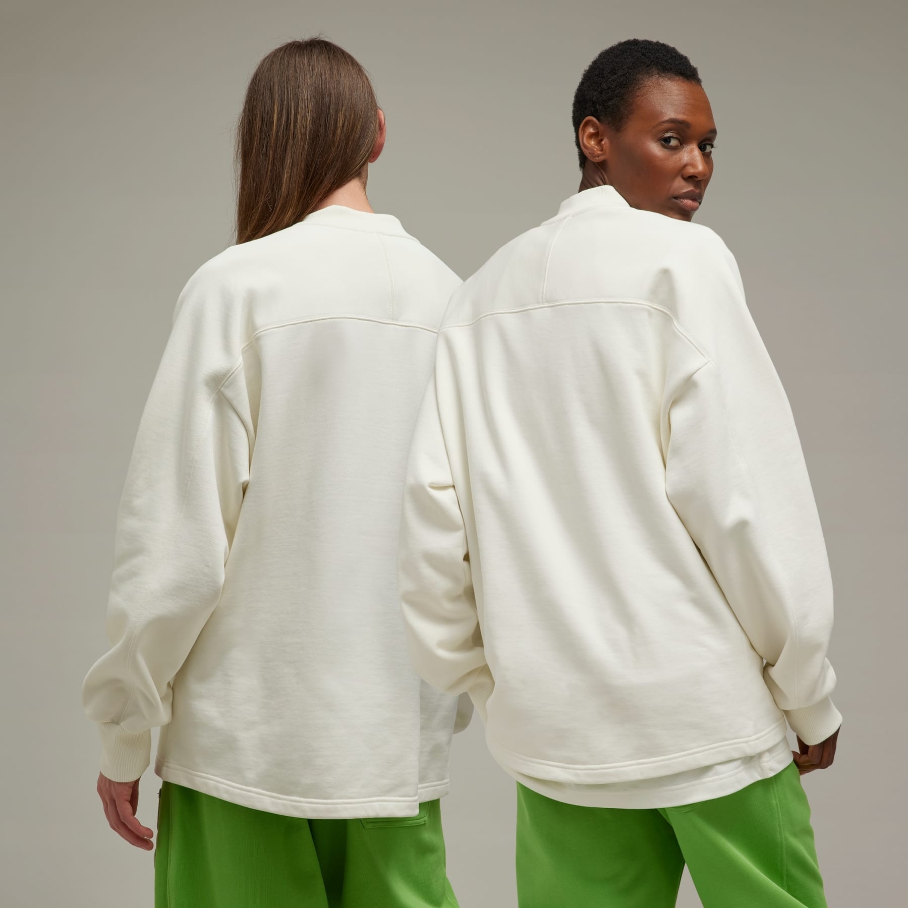 Y-3 Graphic Logo French Terry Crew Sweater - 4