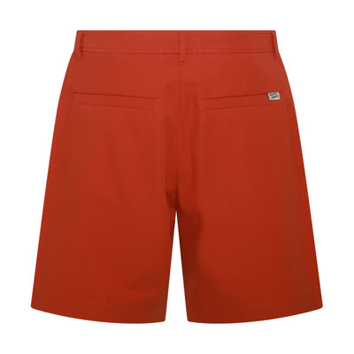 Maison Kitsuné red cotton shorts outlook