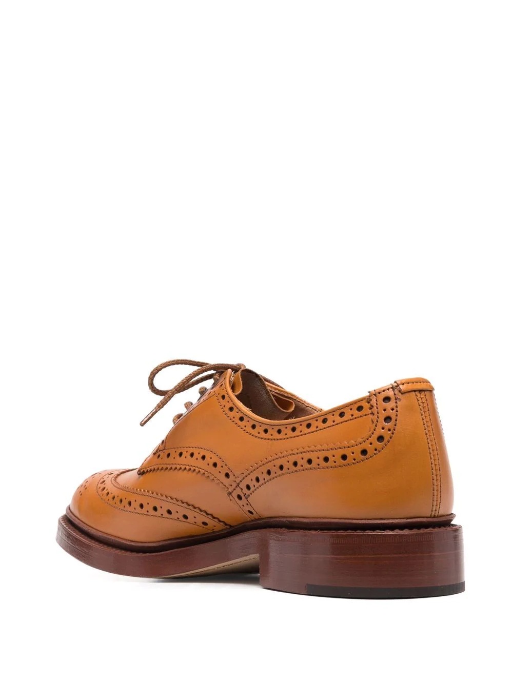 detailed leather brogues - 3