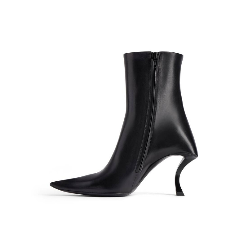 BALENCIAGA Women's Hourglass 100mm Bootie  in Black outlook