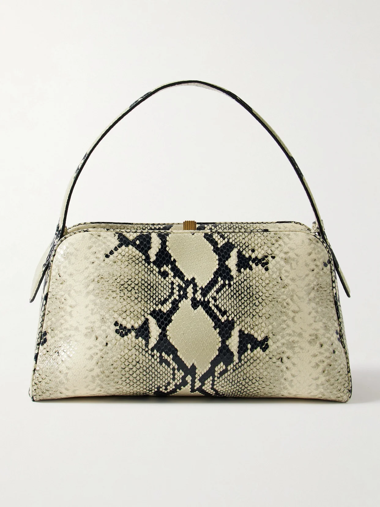 Cate Snake-effect Leather Tote - 1