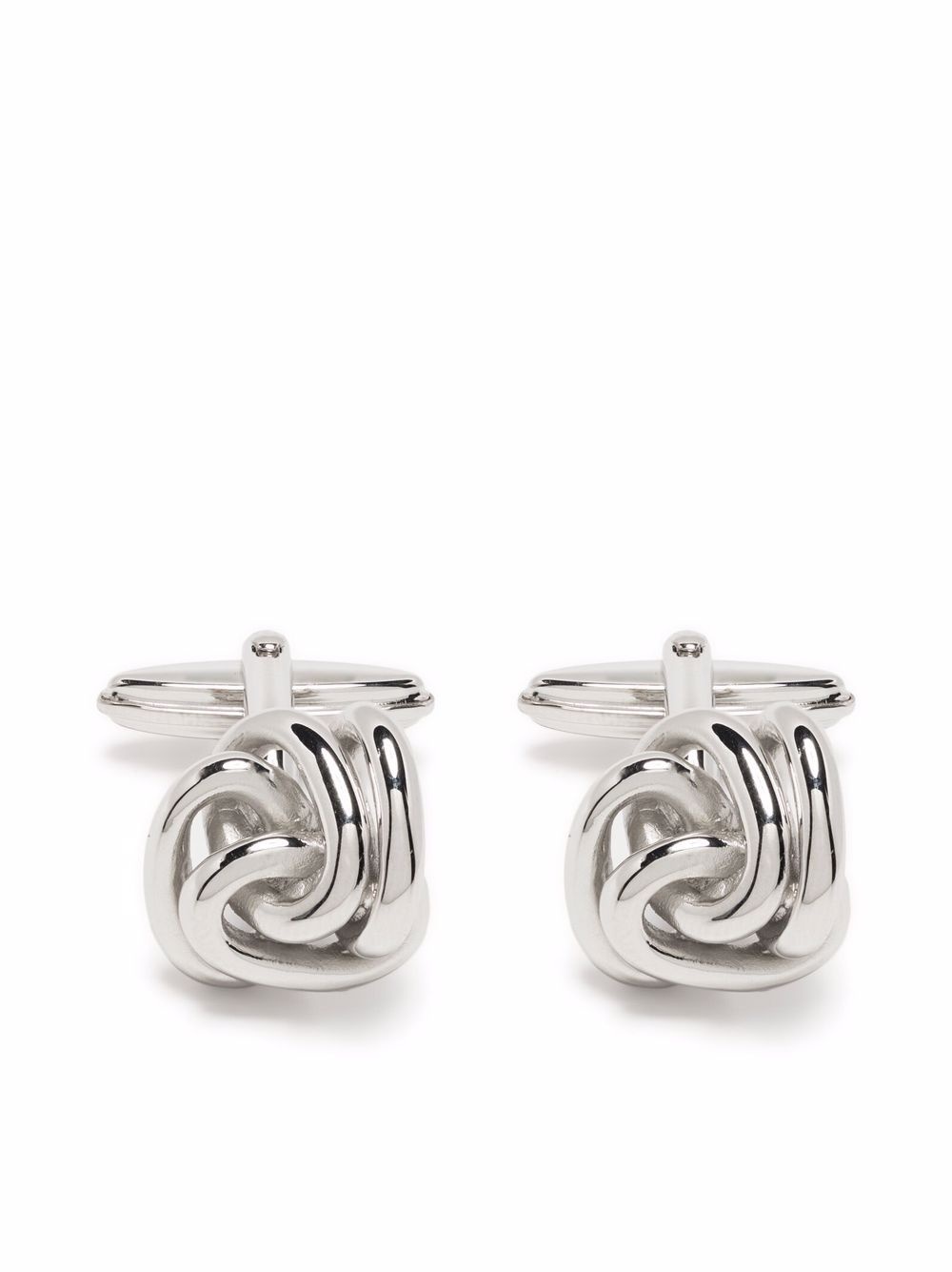 twisted knot cufflinks - 1