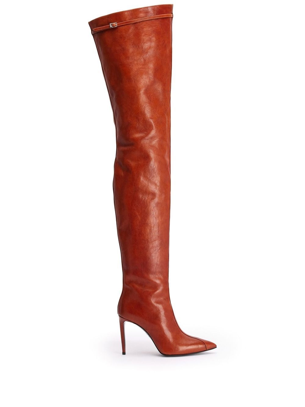 over-the-knee leather boots - 1