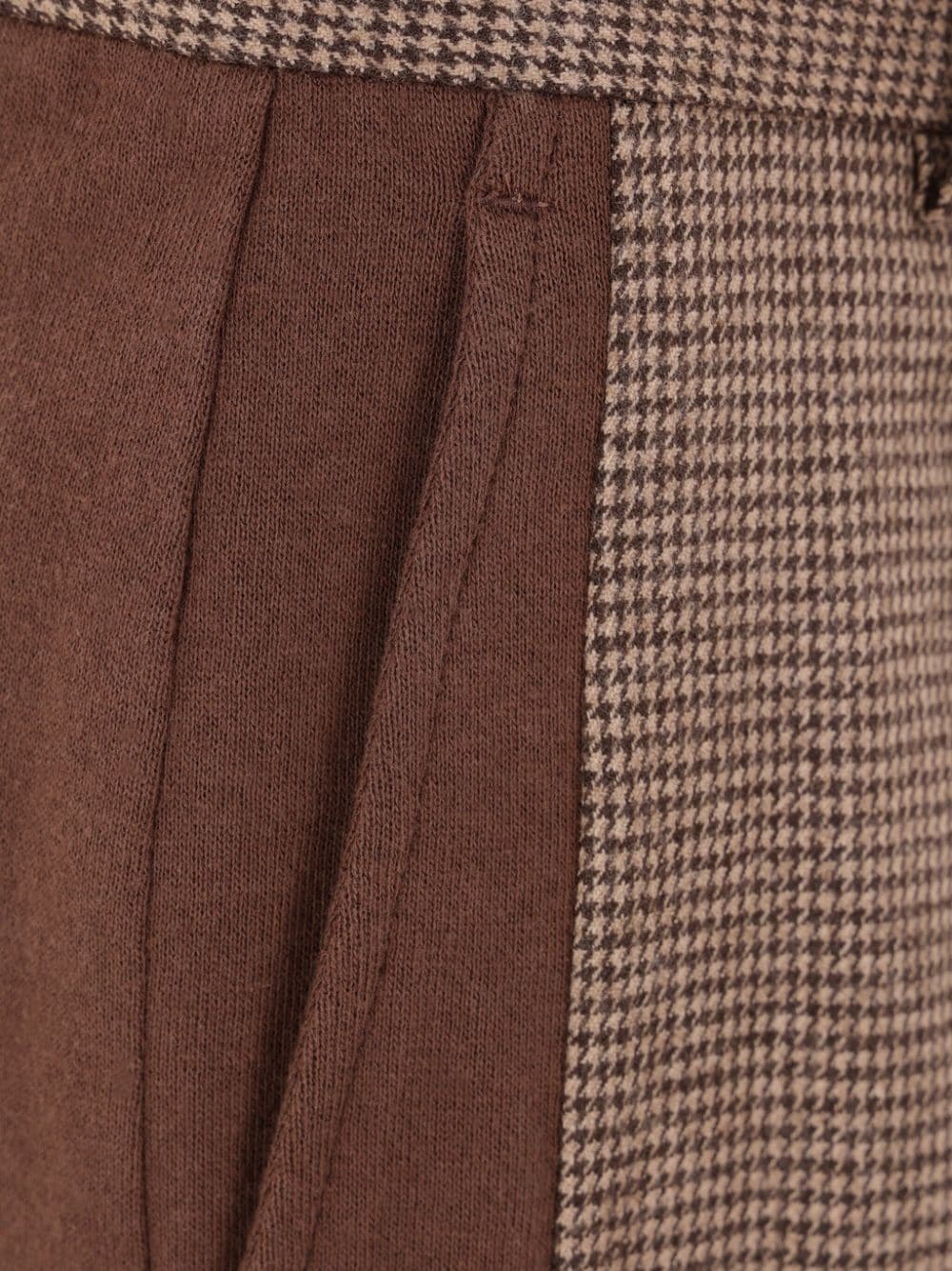 houndstooth-pattern trousers - 5