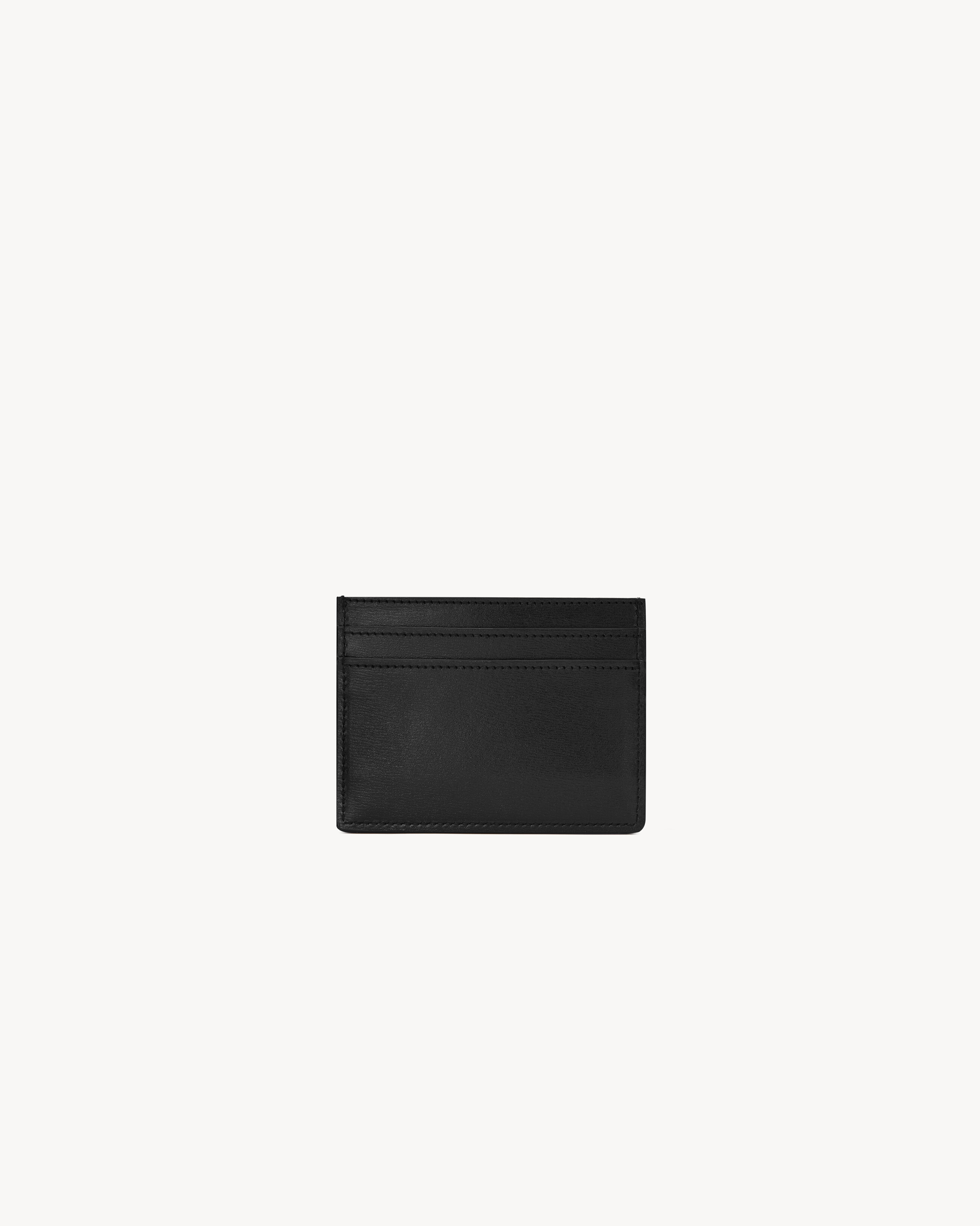 TINY CASSANDRE CREDIT CARD CASE IN SHINY LEATHER - 2