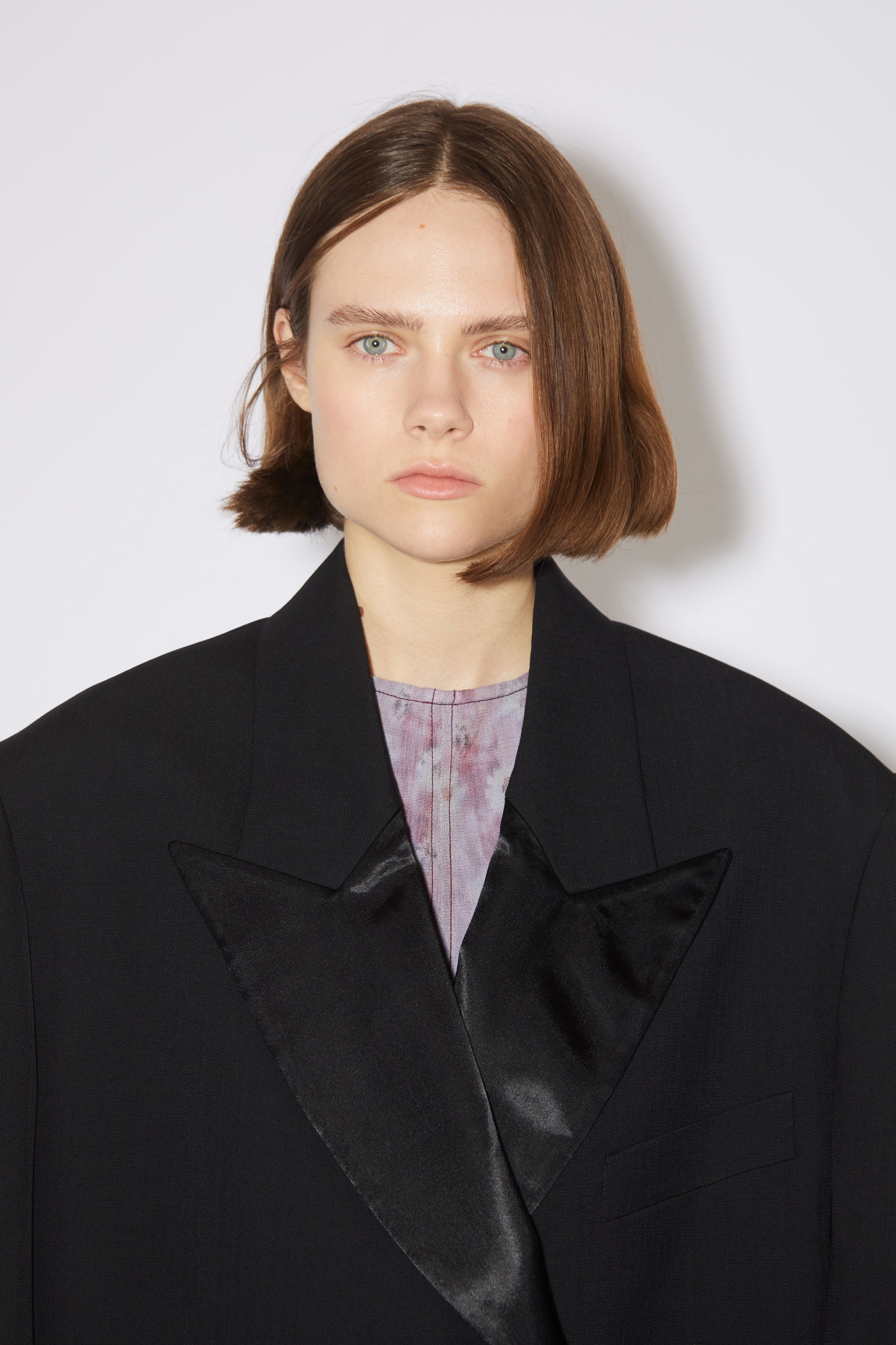 Double-breasted jacket - Black - 6