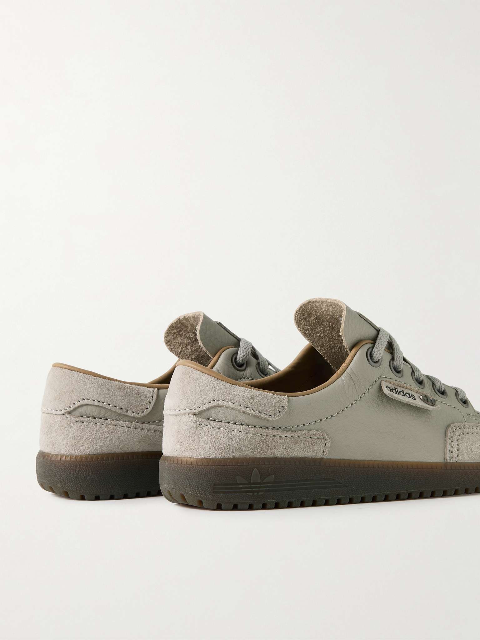 Garwen Spezial Suede-Trimmed Leather Sneakers - 5