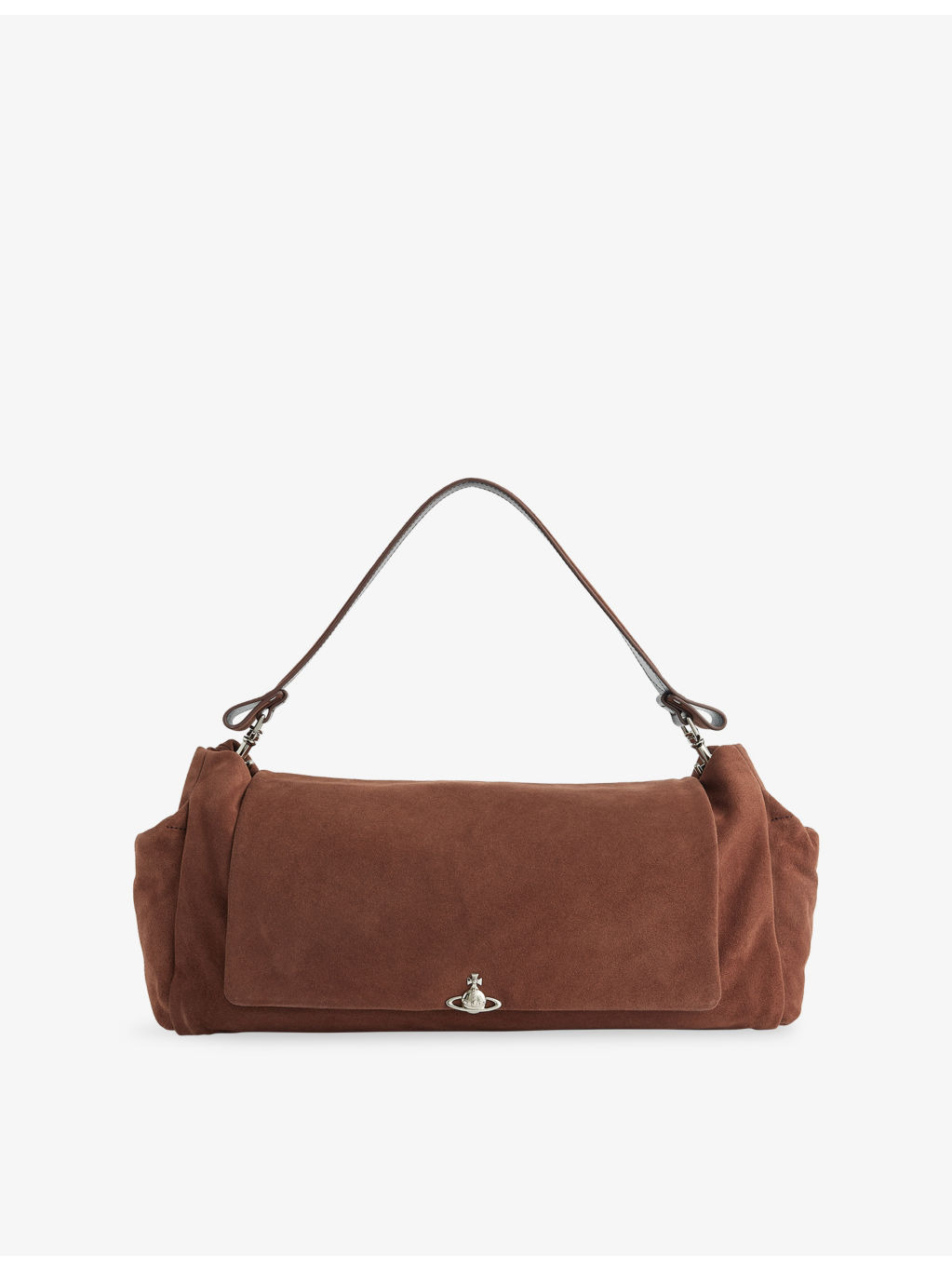 Hazel XL Suede Top Handle Bag - 1