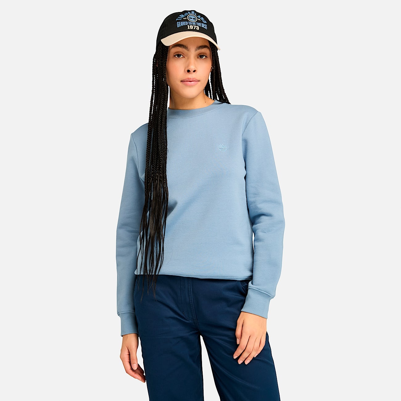 Women's Brushed Back Crew Sweatshirt - 2
