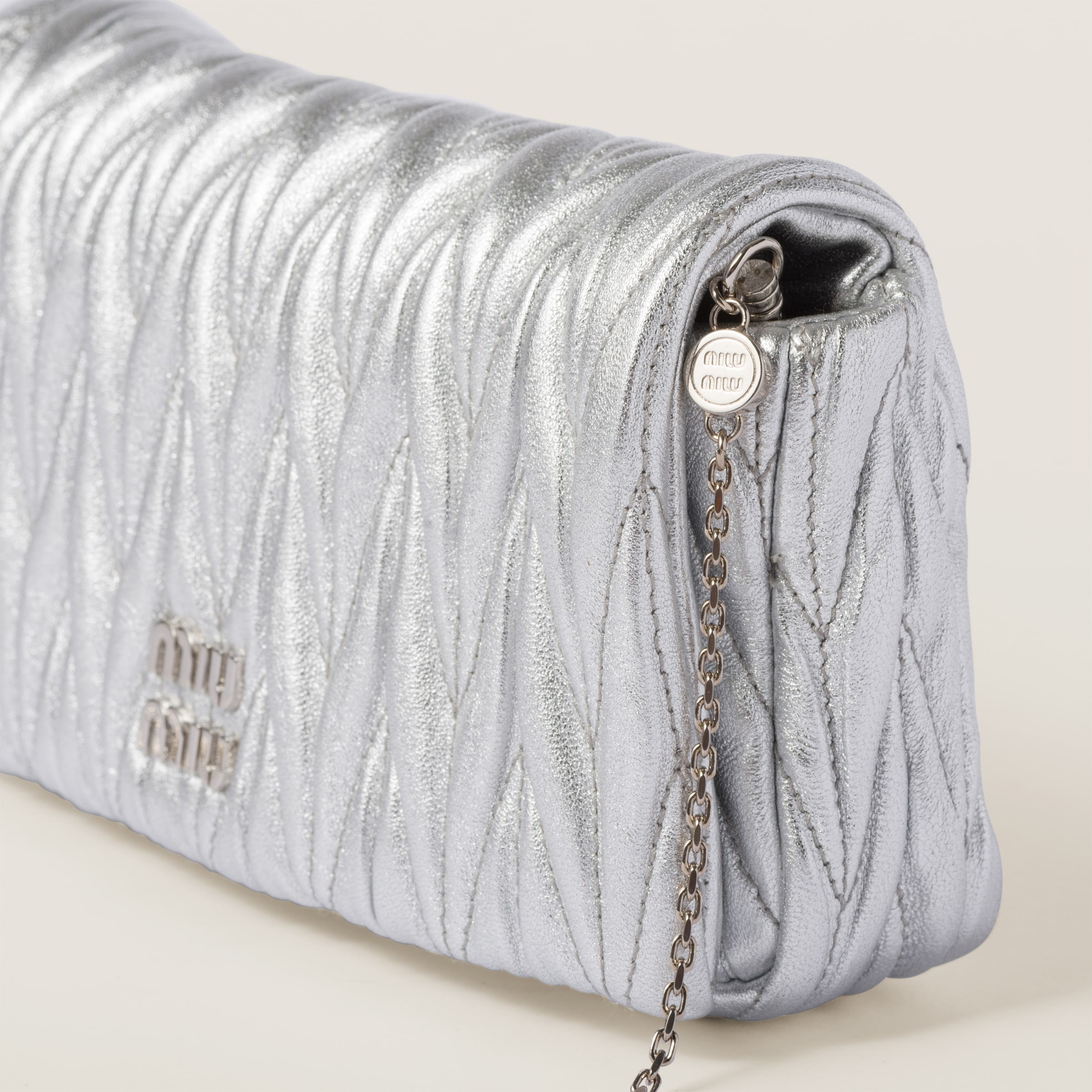 Matelassé nappa leather mini-bag - 6