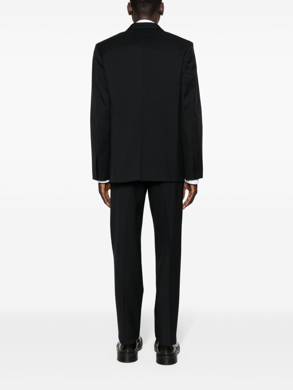 wool single-breasted suit - 4