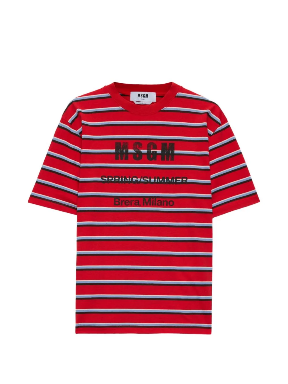 striped T-shirt - 1