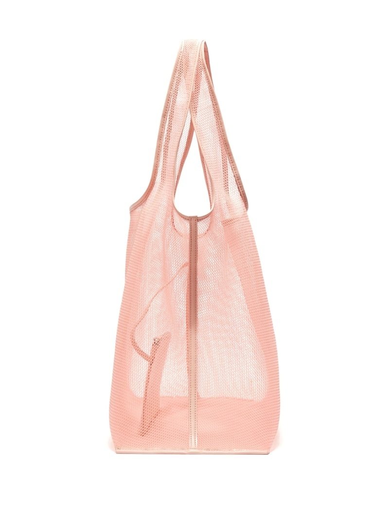 open-top mesh tote bag - 3