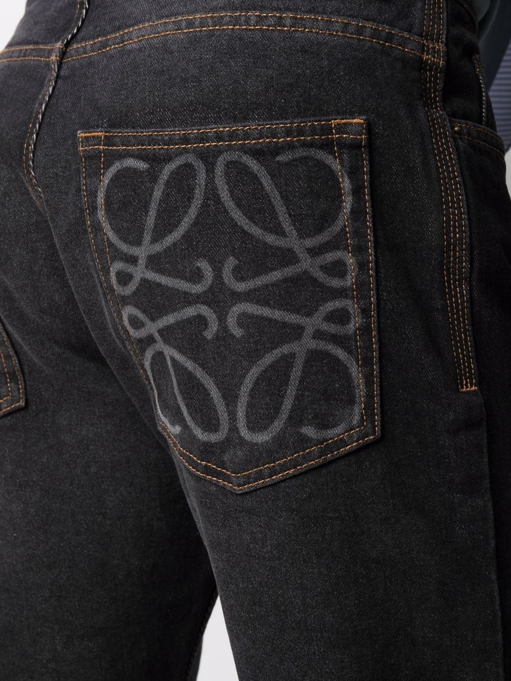 logo-patch denim jeans - 5