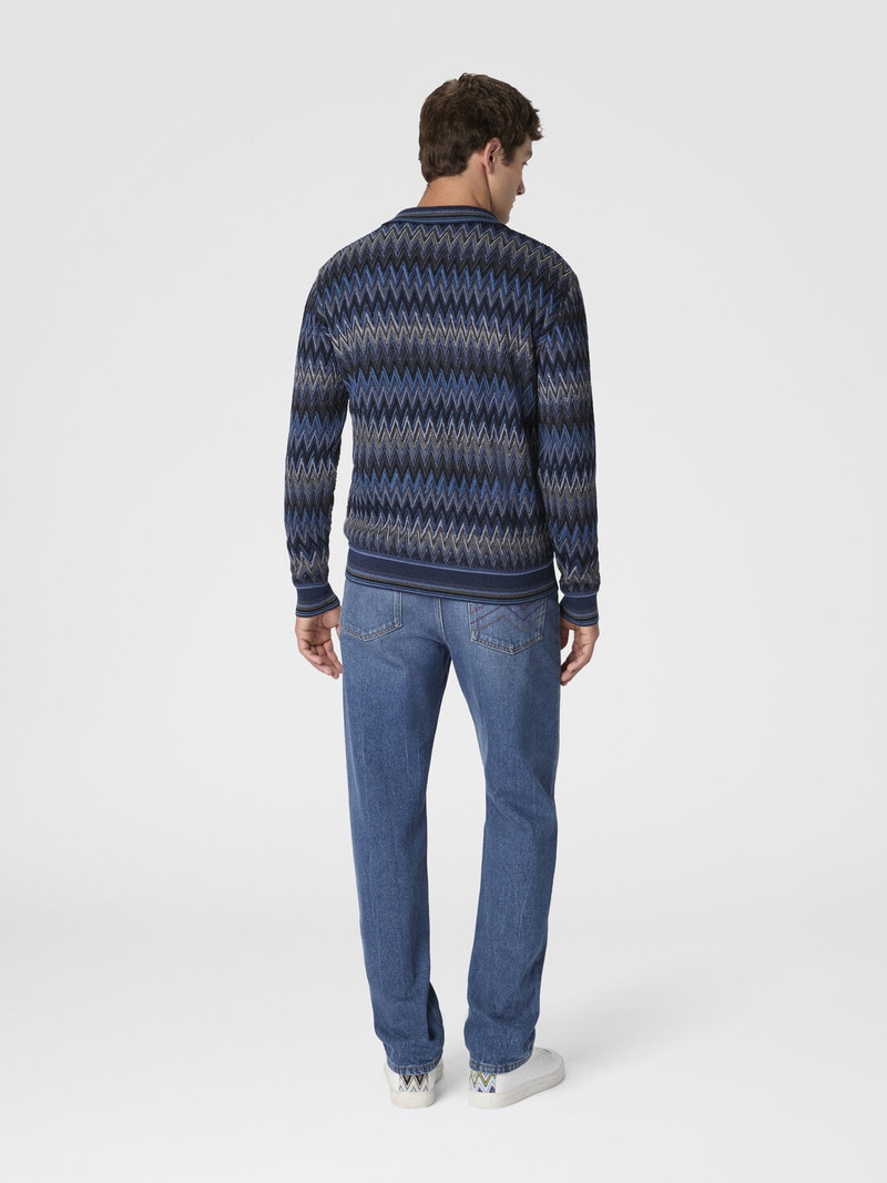 Zigzag Cardigan in Pure Wool 3
