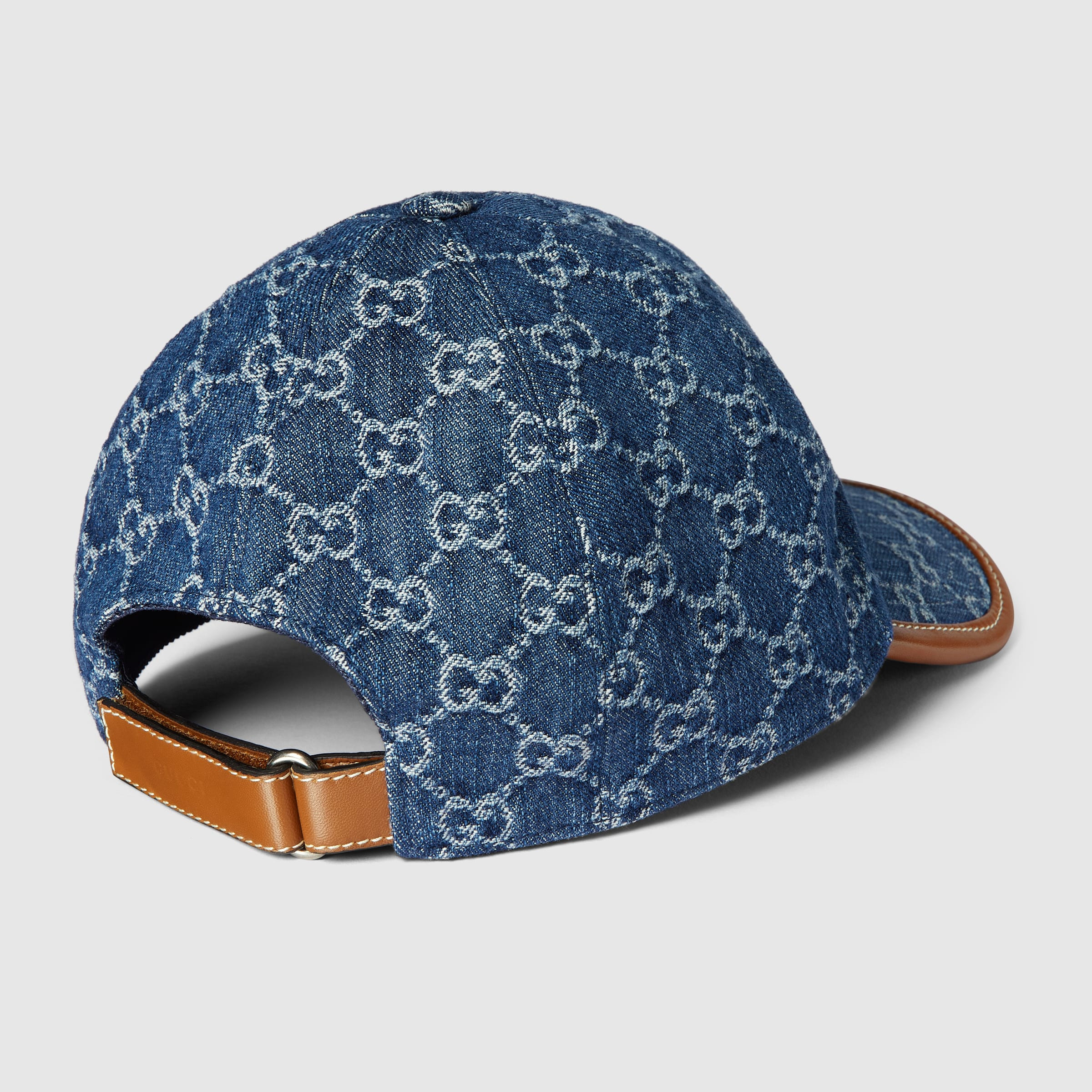 GG denim baseball hat - 4