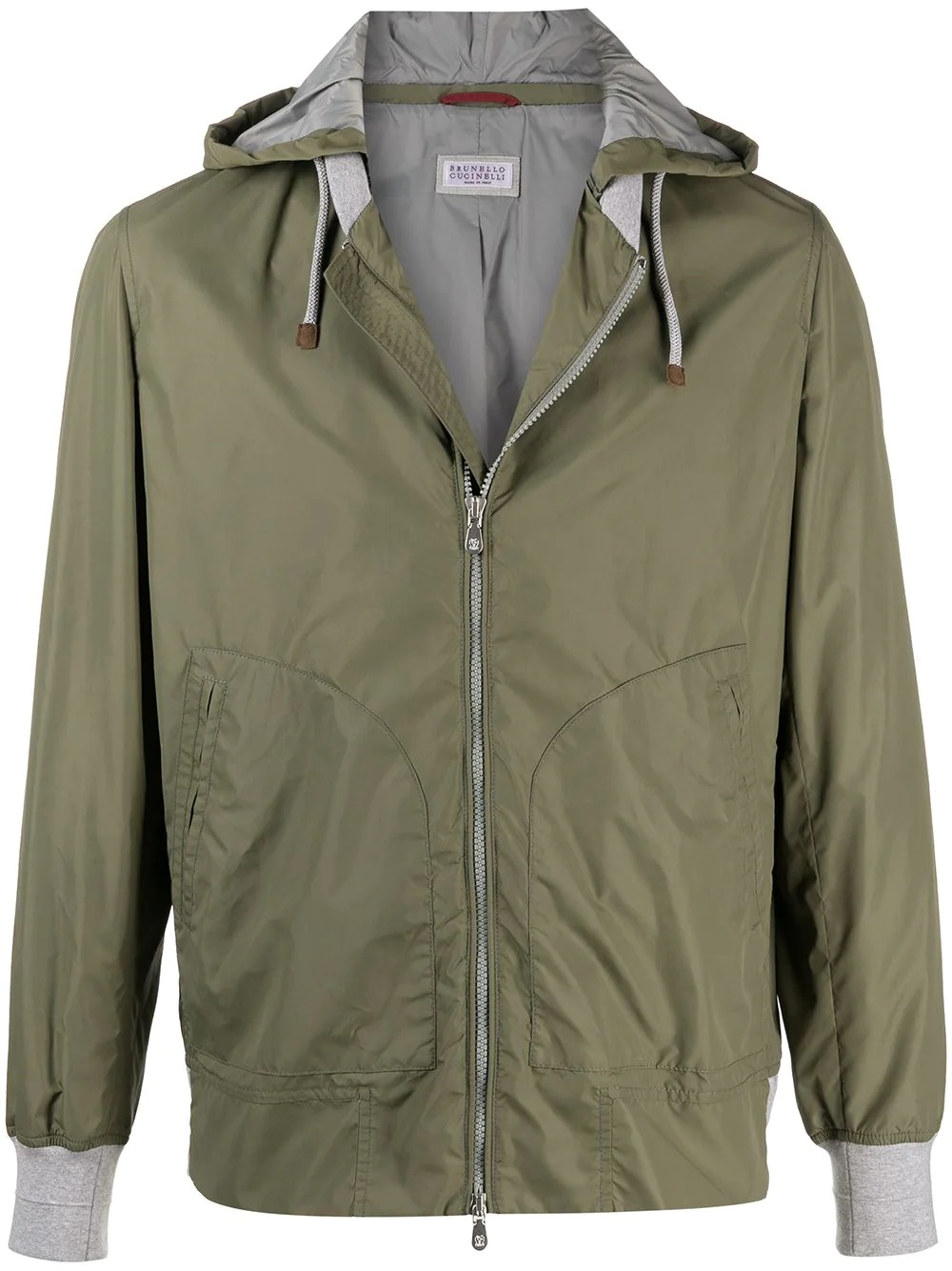 lightweight hooded jacket - 1