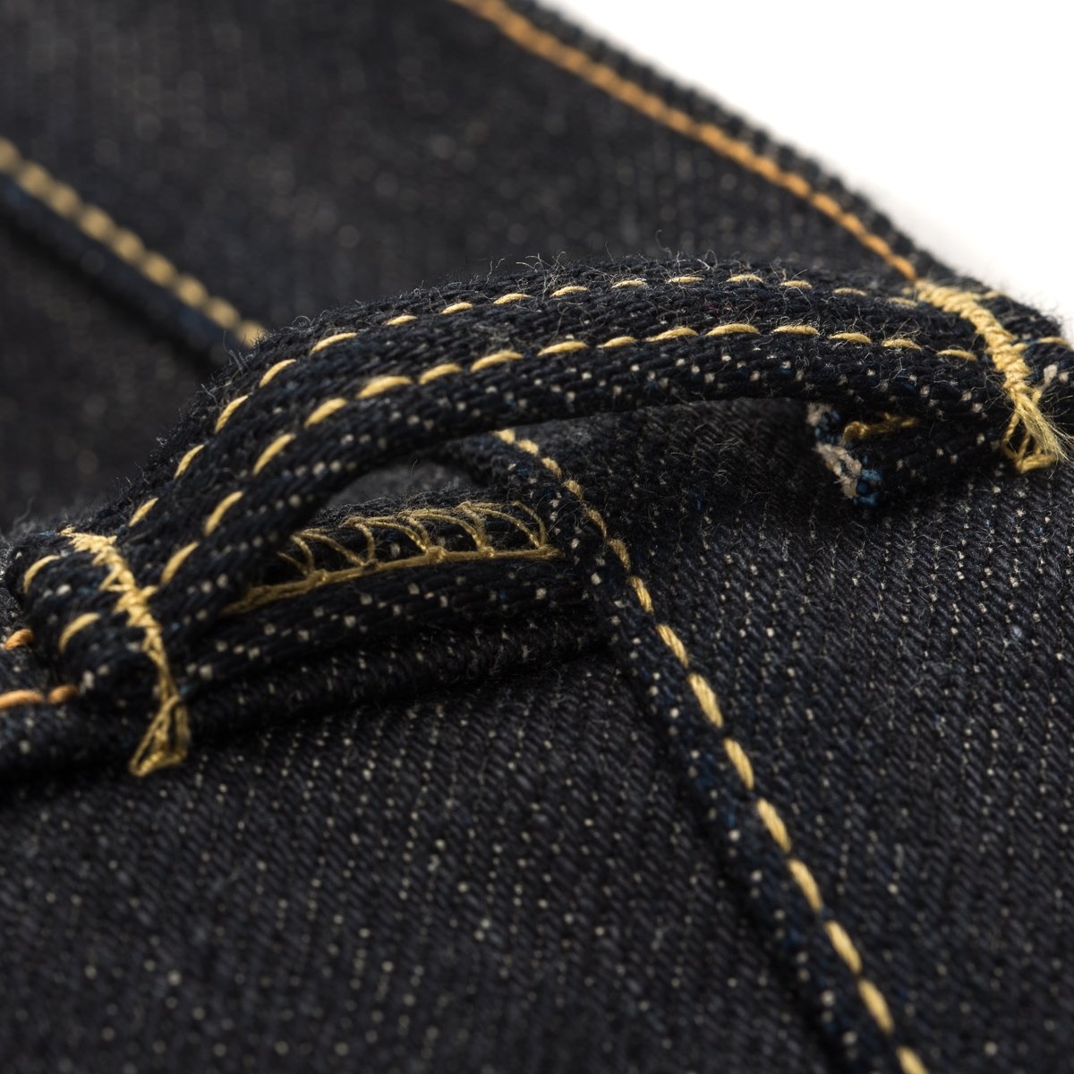 IH-666-XHS 25oz Selvedge Denim Slim Straight Cut Jeans - Indigo - 14