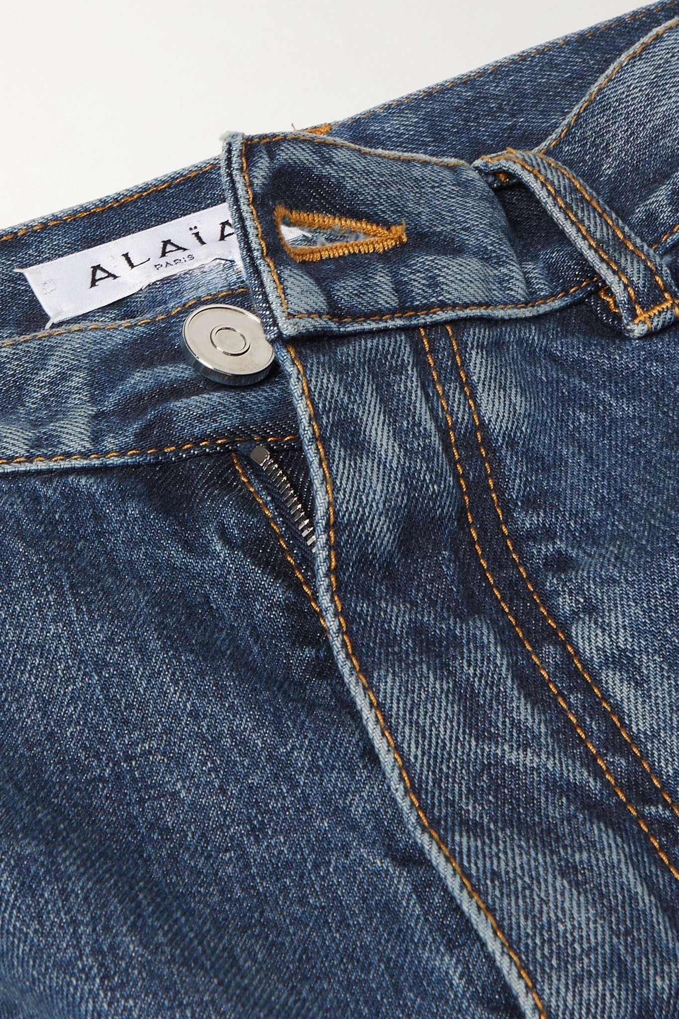 High-rise straight-leg jeans - 4