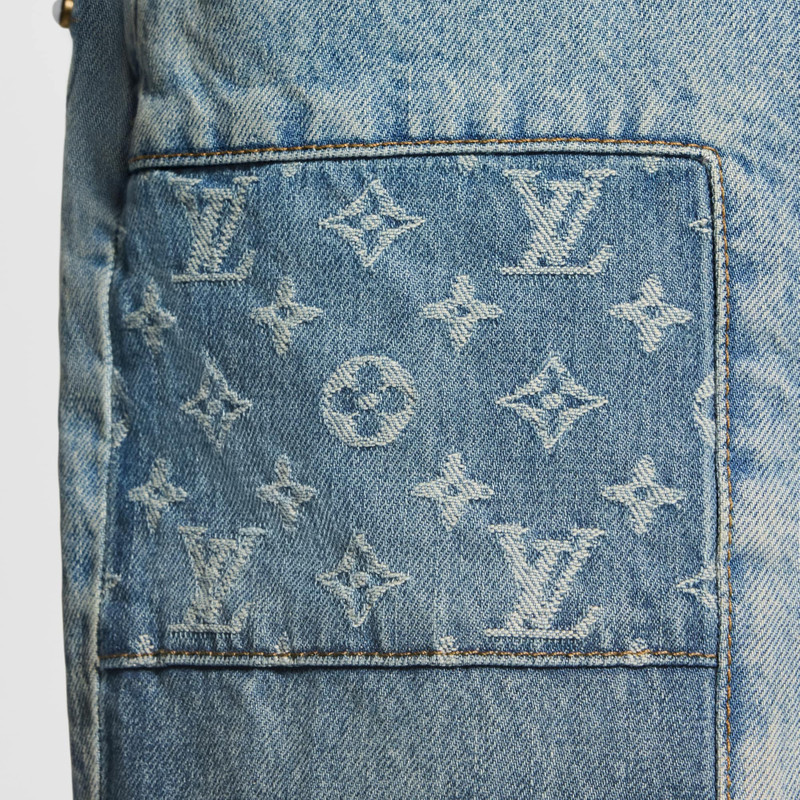 Signature Patchwork Denim Pants 3