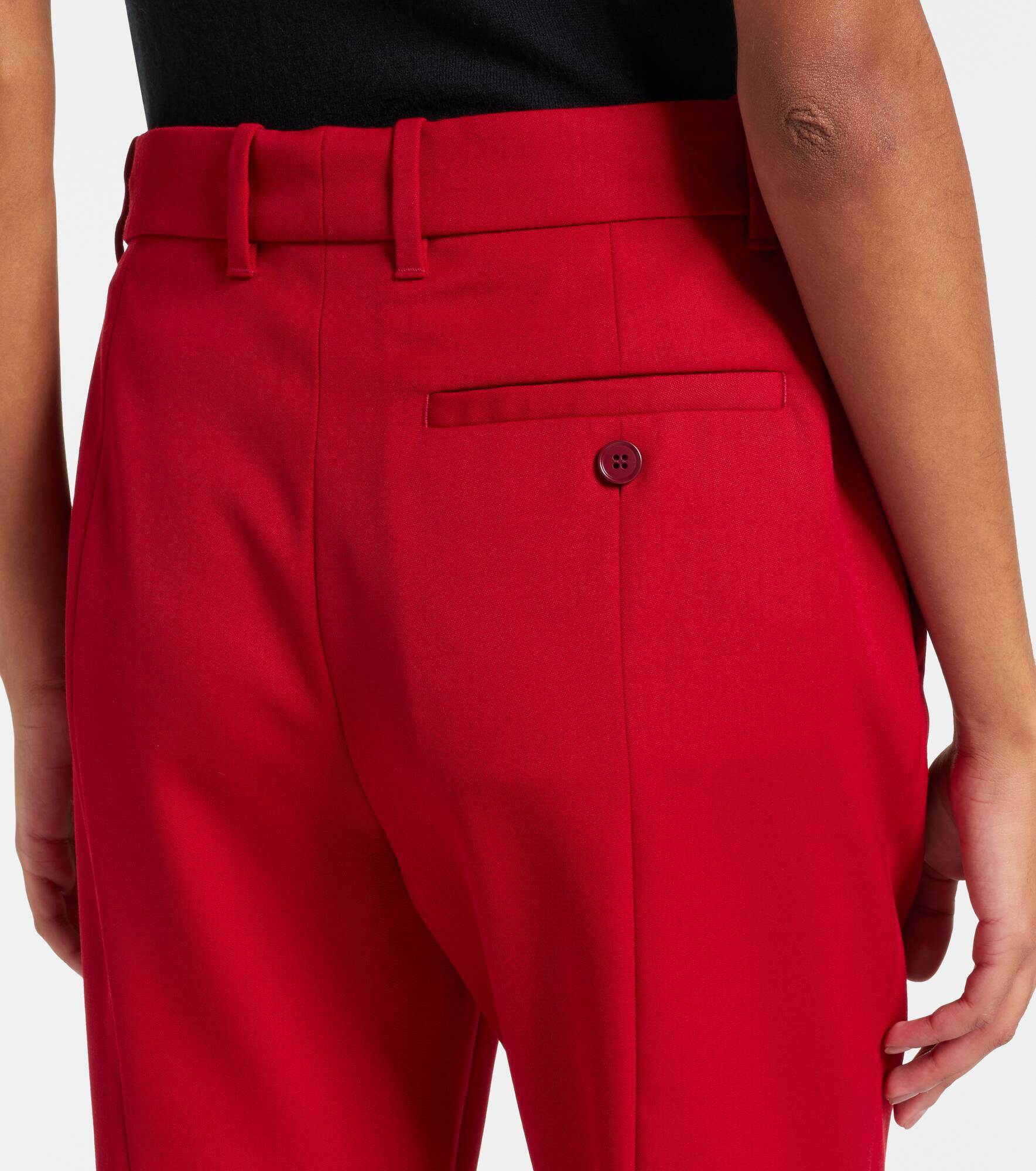 Wool flared pants - 6