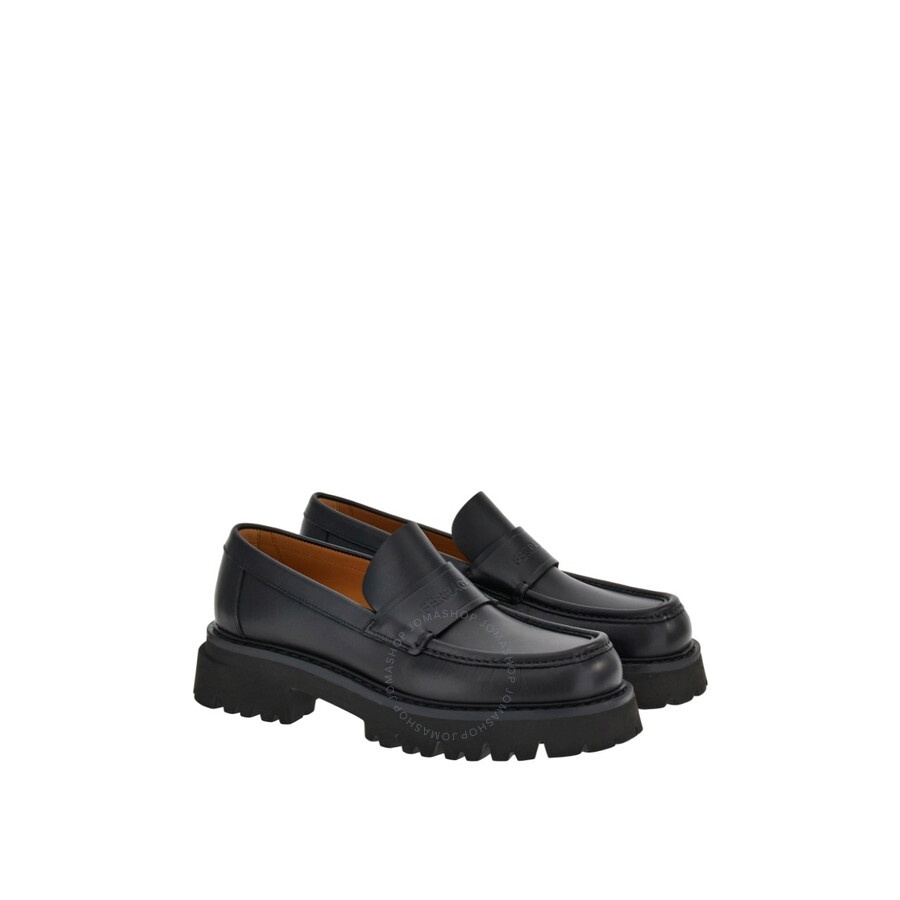 Ferragamo Black Fergal Chunky Loafers - 2