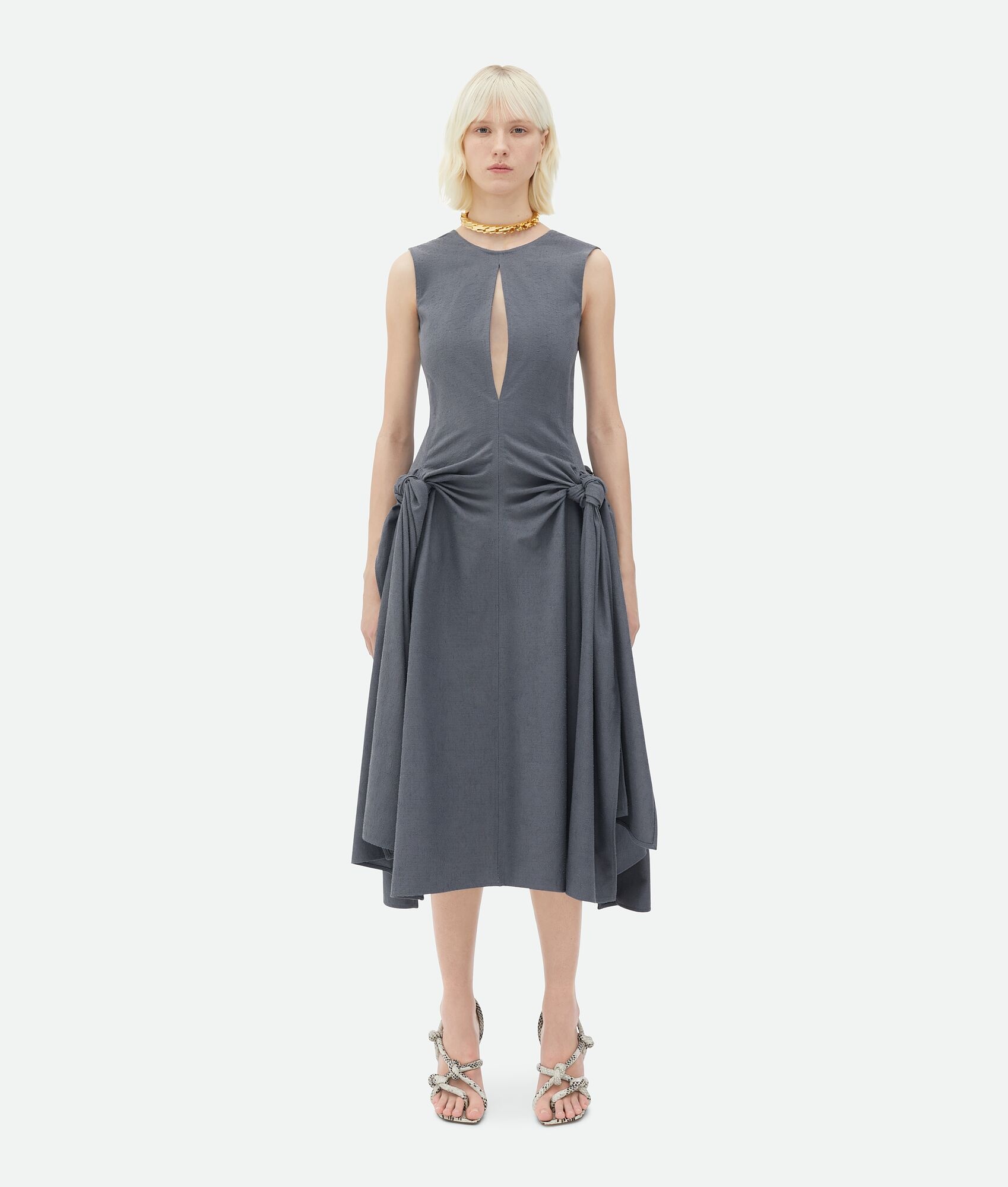 Bottega Veneta Cotton Midi Dress | REVERSIBLE