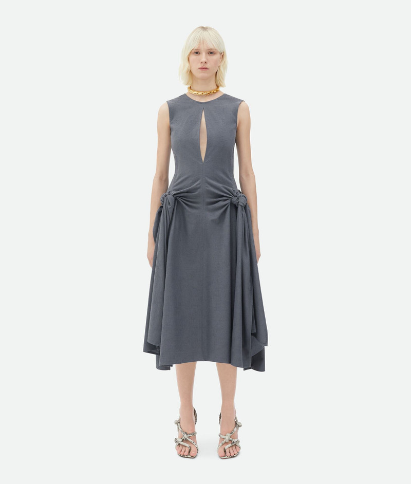 bottega veneta cotton midi dress Bottega Veneta
