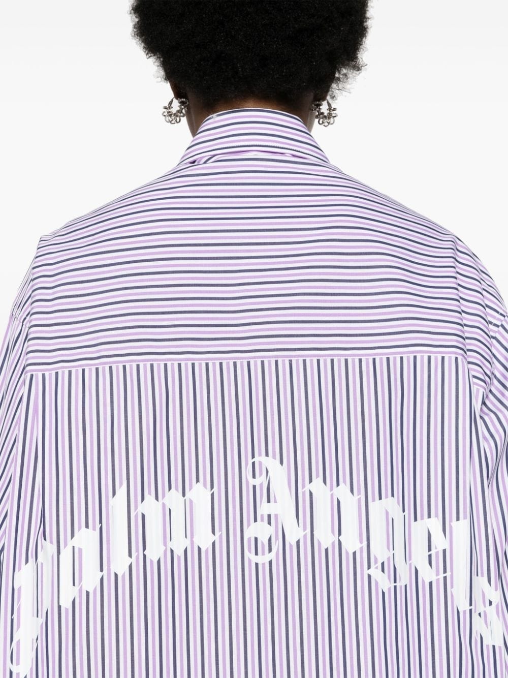 striped midi shirt dress - 5