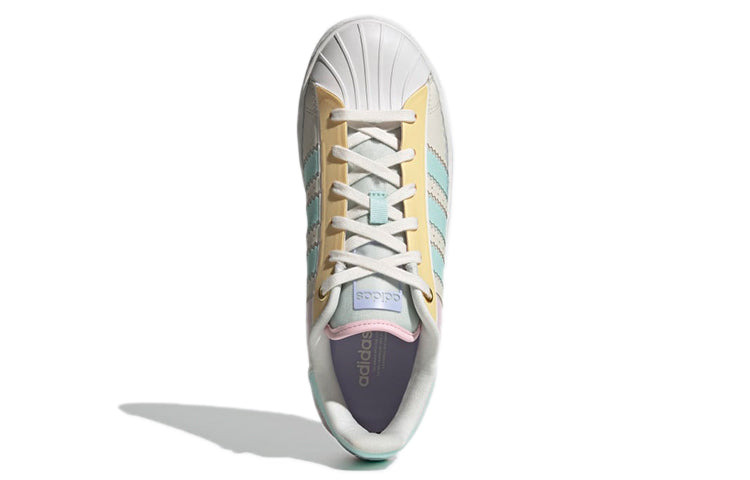 (WMNS) adidas Superstar OT Tech 'White Halo Mint Pink' H05637 - 4
