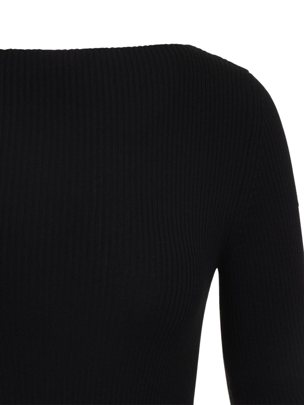 ribbed long-sleeved day dress - 2