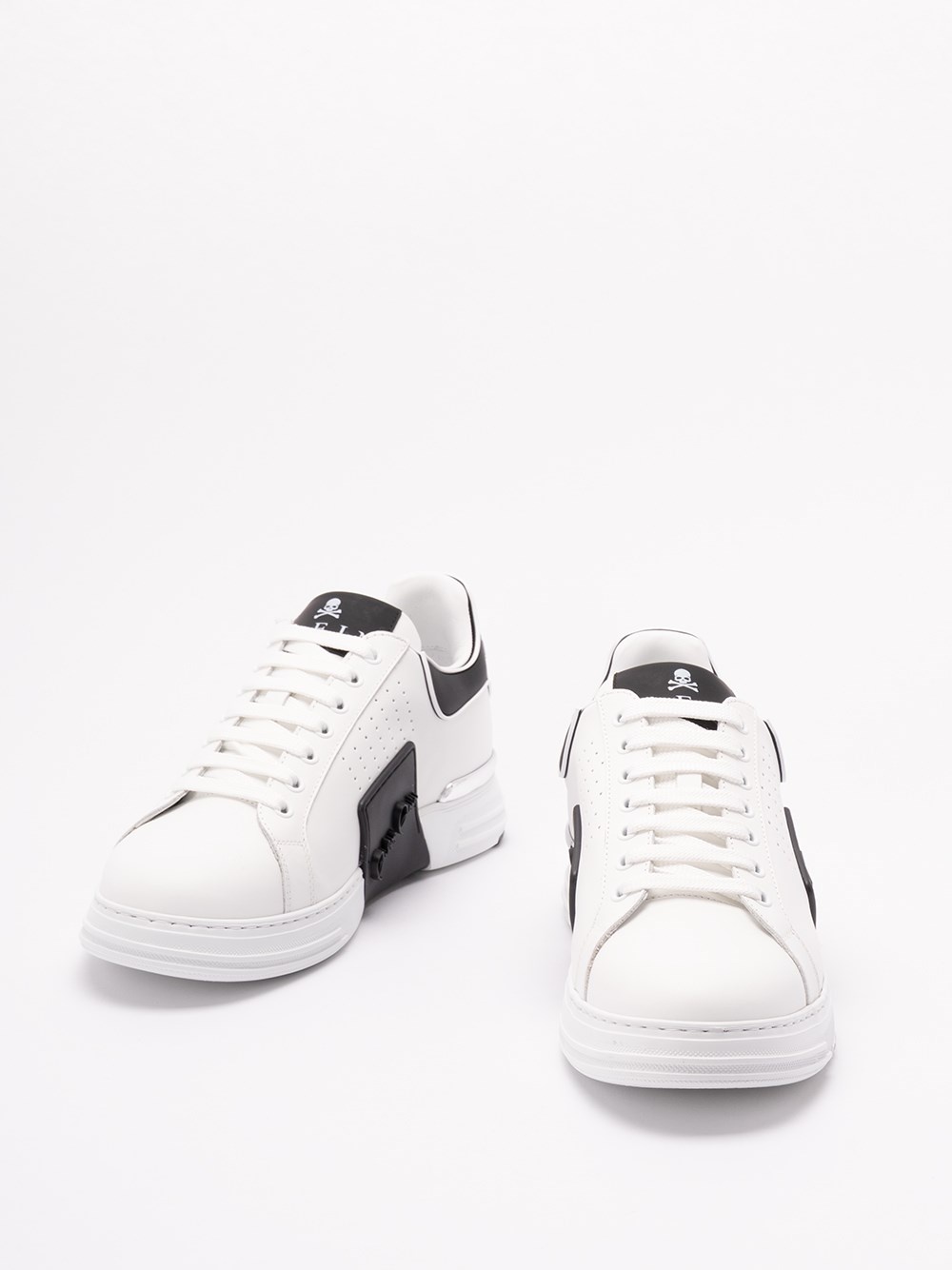 Nappa Leather Sneakers Low-Top `Hexagon` - 2