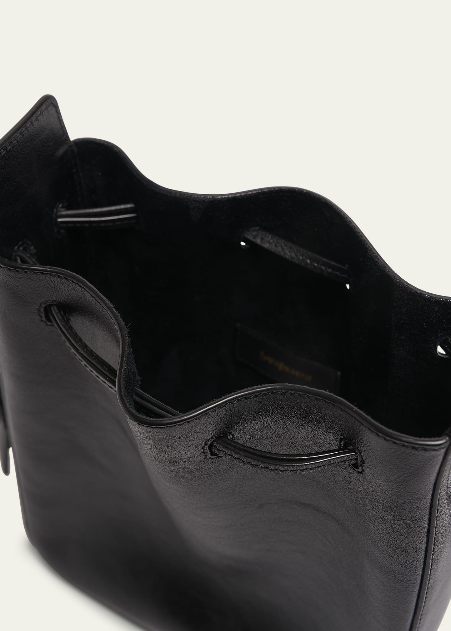 Small YSL Bucket Bag in Calfskin - 3